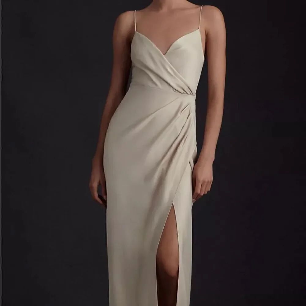 BHLDN freya satin charmeuse dress size 8